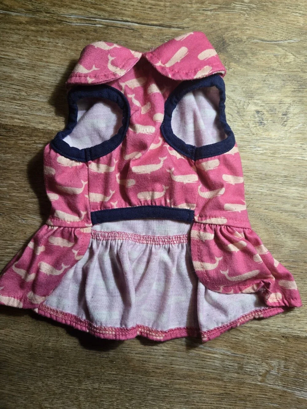 Pink Whale- Print Sundress Small Dog Breed